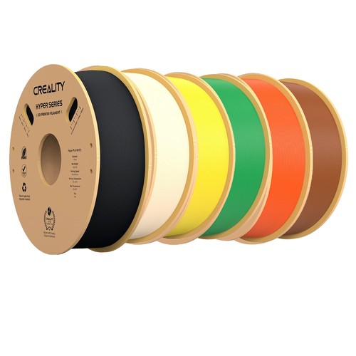 Creality K1 Max 3D Printer + Space Pi Dryer + 6kg Creality Hyper-PLA - Black + Skin Color + Yellow + Green + Orange + Brown