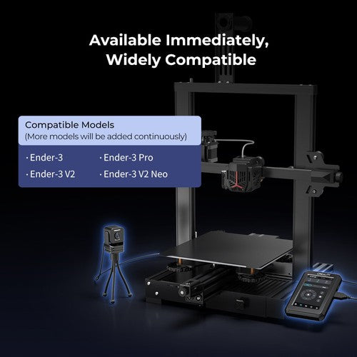 Creality Nebula Smart Kit, 1920x1080 Resolution, Remote Monitoring, Time-Lapse Photography, Compatible with  Ender-3（32 bit Motherboard）/ Ender-3 Pro/ Ender-3 V2/ Ender-3 V2 NEO /Ender-3 V3 SE /  /Ender-3 V3 KE