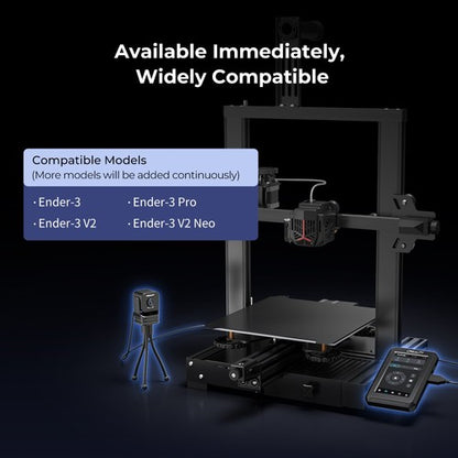 Creality Nebula Smart Kit, 1920x1080 Resolution, Remote Monitoring, Time-Lapse Photography, Compatible with  Ender-3（32 bit Motherboard）/ Ender-3 Pro/ Ender-3 V2/ Ender-3 V2 NEO /Ender-3 V3 SE /  /Ender-3 V3 KE