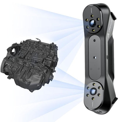 Creality Raptor 3D Scanner, Hybrid Blue Laser NIR, 60fps Scanning Speed, Objects Between 5-2000mm, 24-bit Full-Color Scan, 0.02mm Accuracy, Anti-shaking