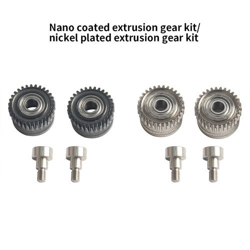 FYSETC Hardened Steel Nano-coated Extruder Gears Kit for Creality K1/K1C/K1 Max 3D Printers