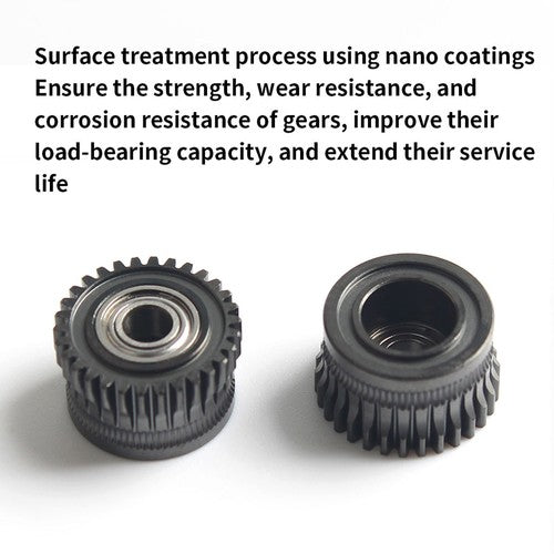 FYSETC Hardened Steel Nano-coated Extruder Gears Kit for Creality K1/K1C/K1 Max 3D Printers