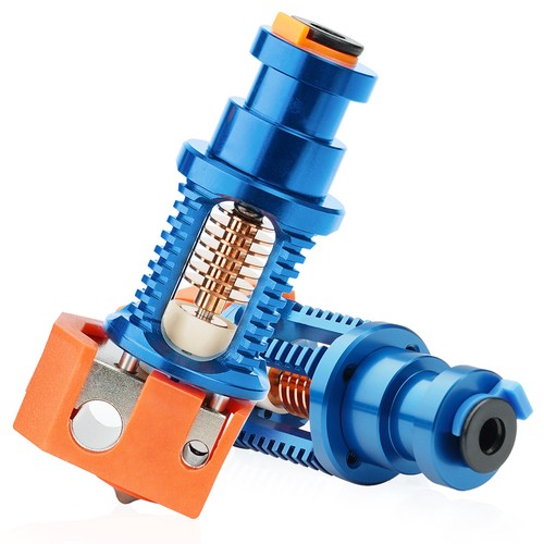 Phaetus Dragon Hotend High Flow Edition, for Prusa/Creality CR-10/Ender 3, 500 Celsius degrees Temperature Resistance, Compatible with All Filaments, PLA, ABS, PETG, TPU, PP, PC, Nylon, PEEK, PEI and Composite Materials, Blue