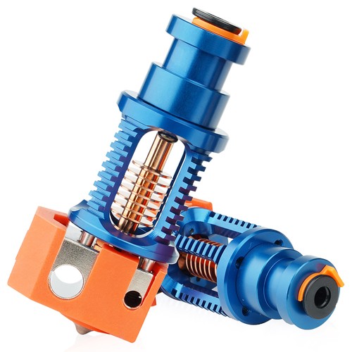 Phaetus Dragon Hotend Standard Flow Edition, 500 Celsius Degrees Temperature Resistance, for Prusa/Creality CR-10/Ender 3, Compatible with All Filaments, PLA, ABS, PETG, TPU, PP, PC, Nylon, PEEK, PEI and Composite Materials, Blue