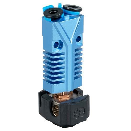 Phaetus Two-in-One TaiChi Hotend, for Creality Ender & Creality CR, Integrated Double Feed Port, One-Hand Nozzle Changing,  0.25mm Heat Break, Compatible with All Thermoplastic Filaments, PLA, ABS, PETG, TPU, PP, PC, PA, PEEK, PEI and PLA-CF, Blue