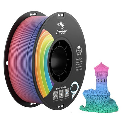 SUNLU S2 Filament Dryer Box + 10kg Creality Ender-PLA Pro (PLA+) Filament - 5kg Rainbow + 2kg Green + 1kg Red + Blue + 1kg Beige